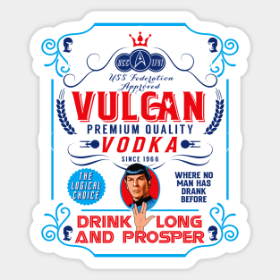 Vulcan Vodka Lts Sticker